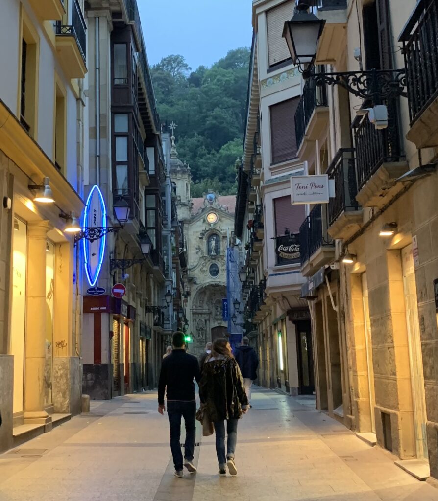 サン・セバティアンの旧市街