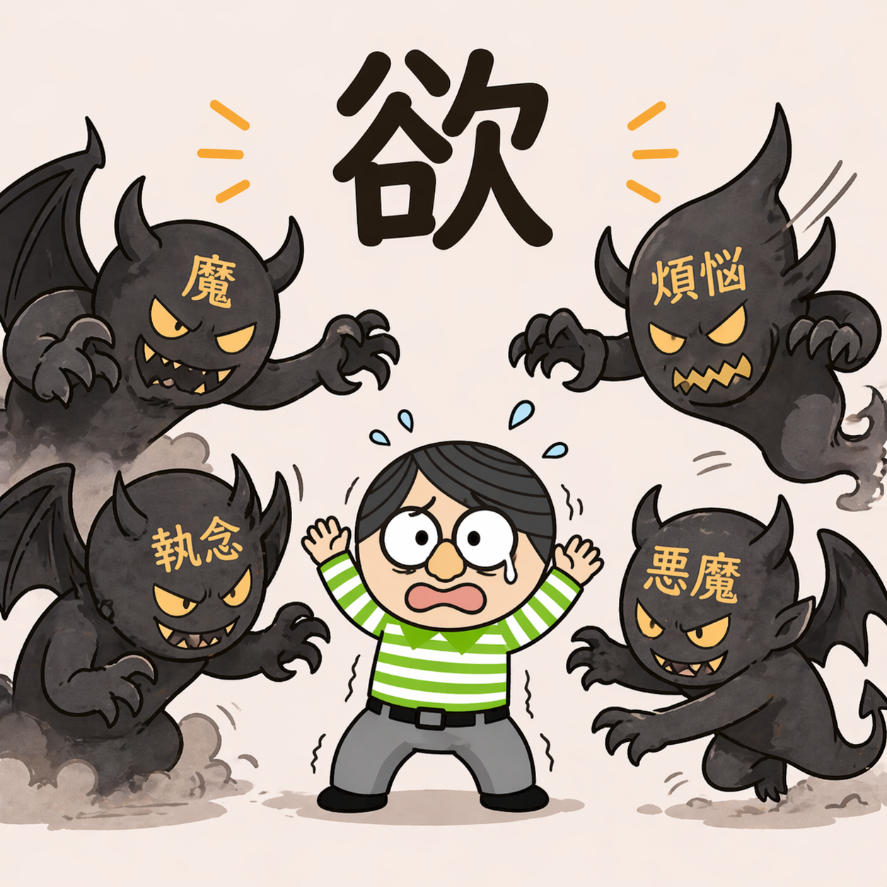 欲が襲ってくる