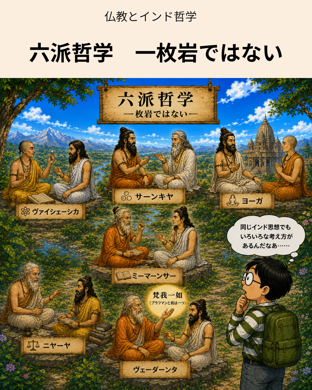 六派哲学は一枚板ではない