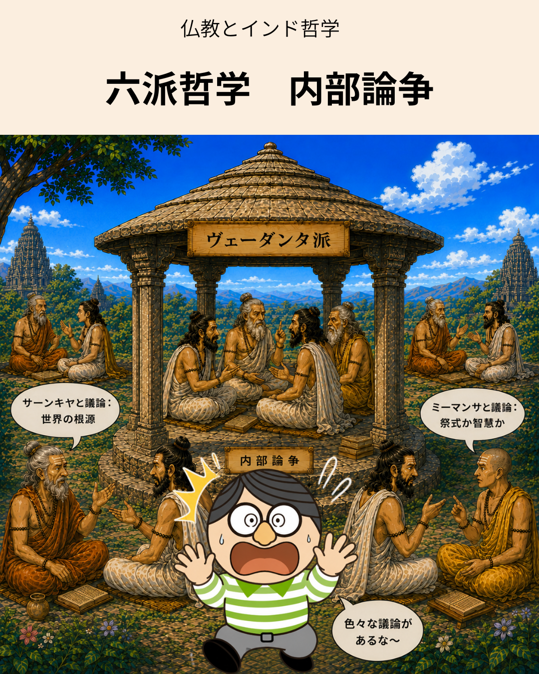 六派哲学内部論争
