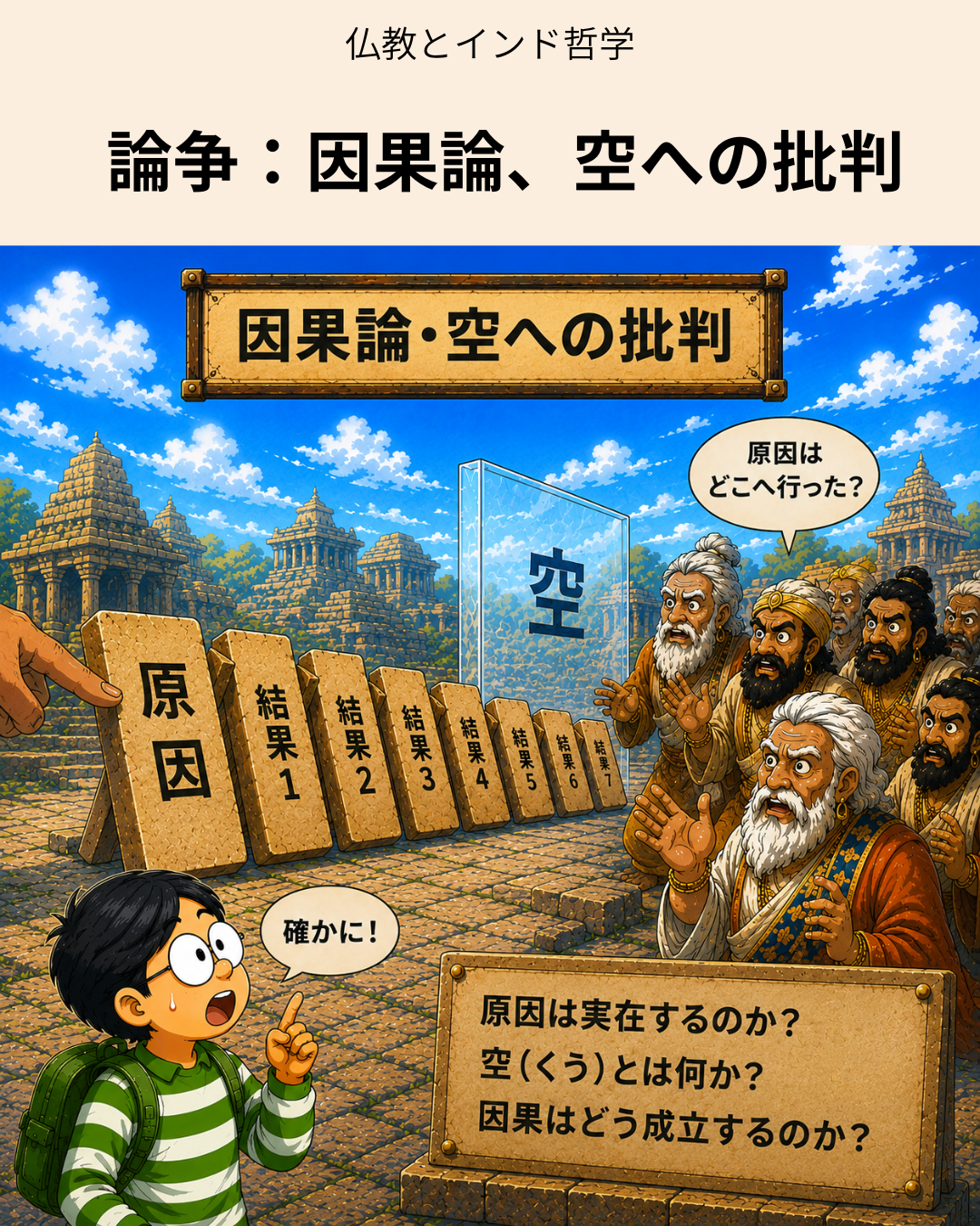 六派と仏教＿因果・空