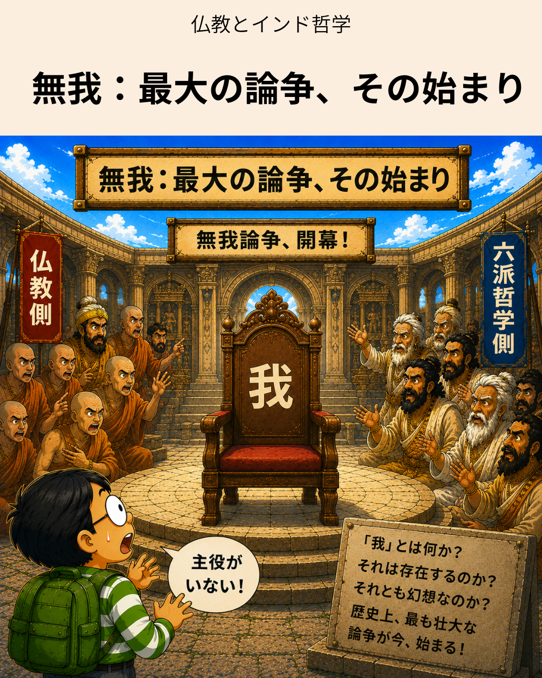 無我論争：その始まり